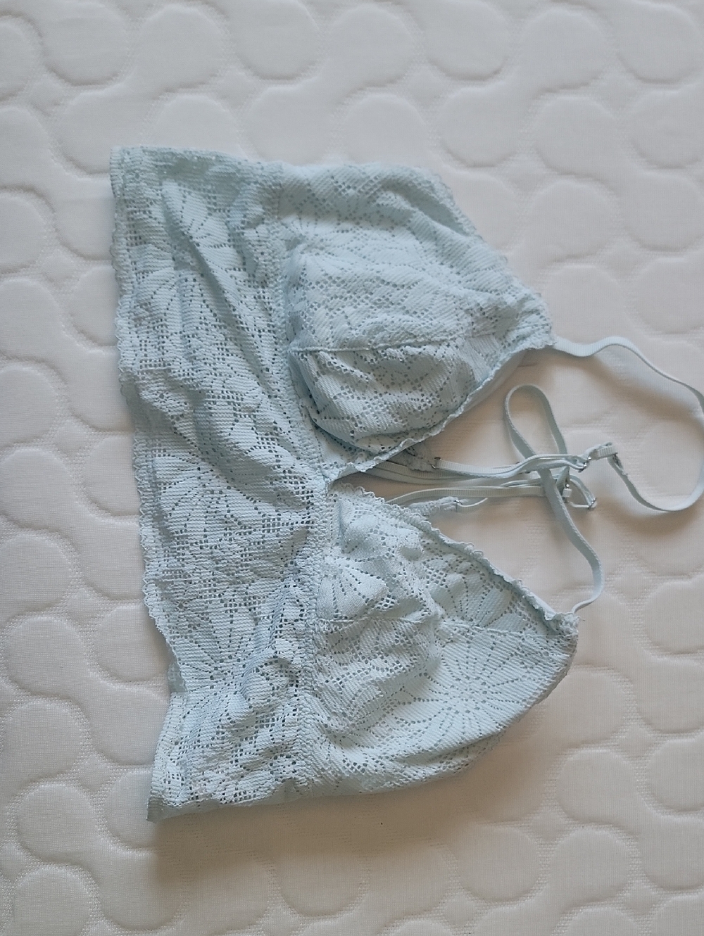 aerie Light Blue Lace Bralette